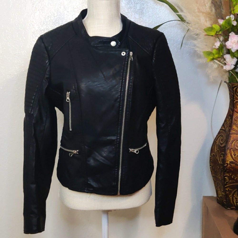 Faux Leather Jacket